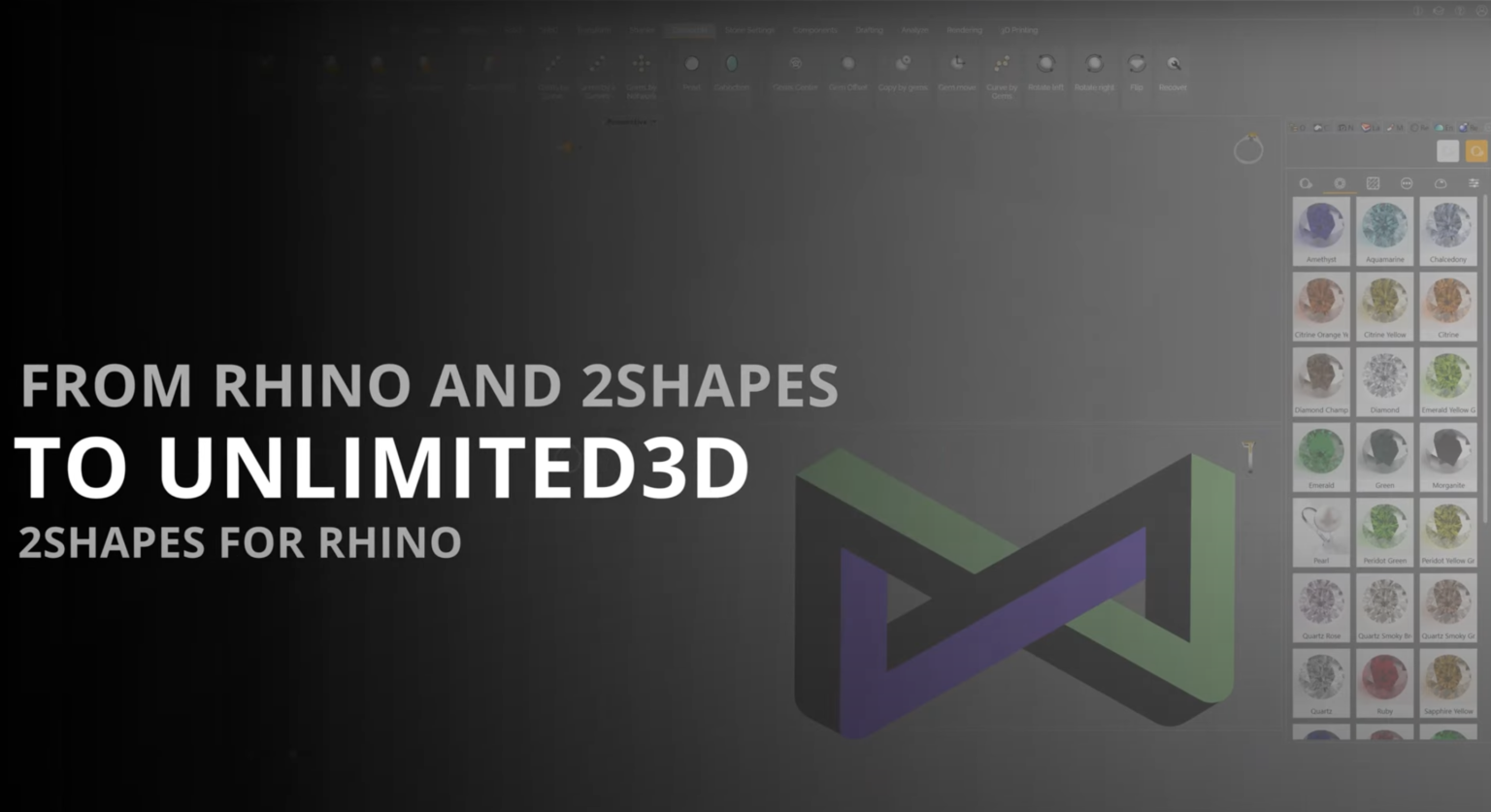 2Shapes and Threedium3D join forces to revolutionize jewellery from the design to augmented reality