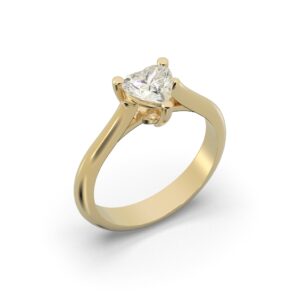 009 Solitare Basket Heart 0.75 ct
